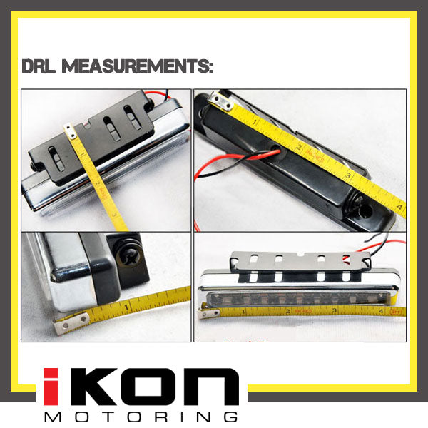 Nissan 4" 111MM Yellow DRL Daytime Running Driving Fog Lights Lamps