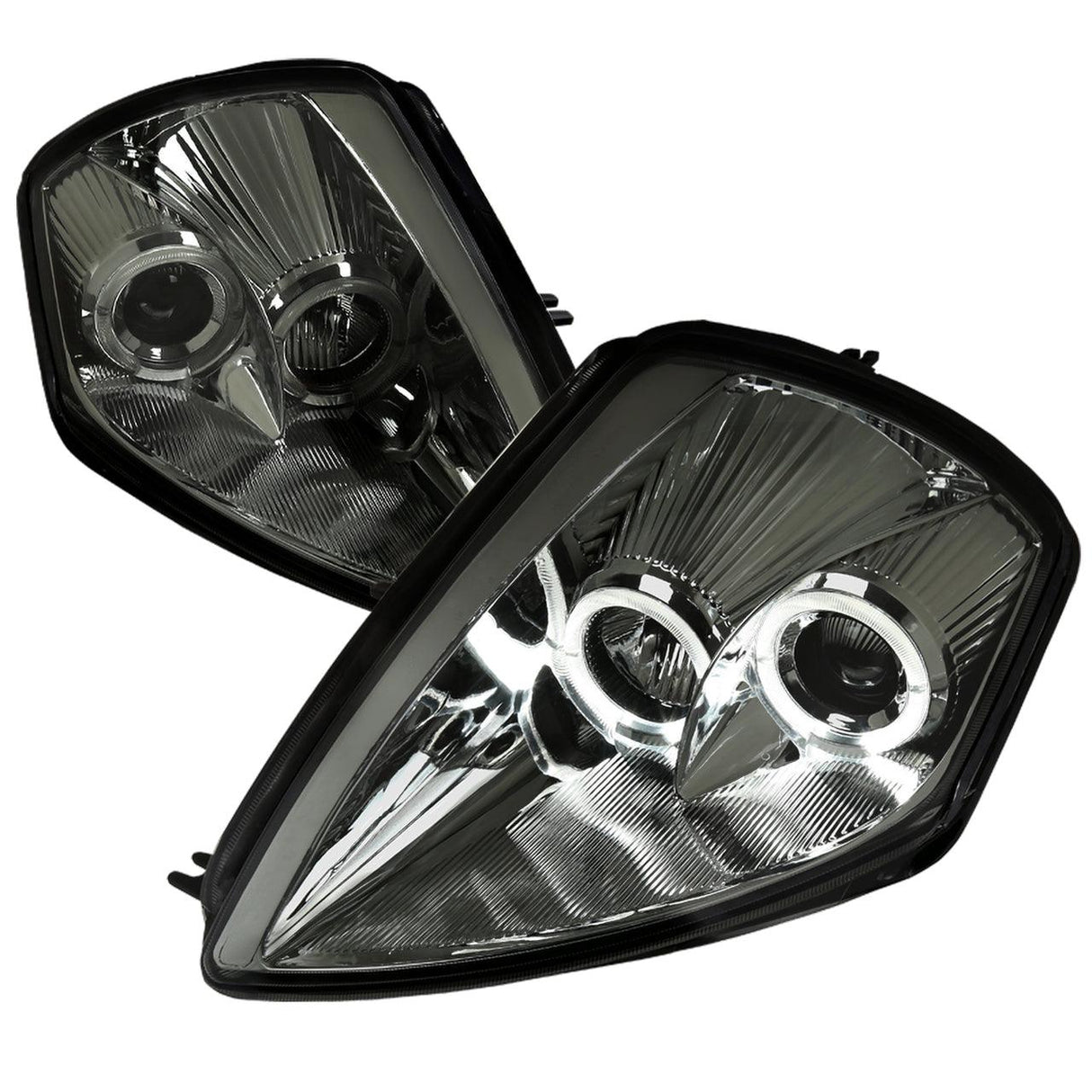 Spec-D Projector Headlights Mitsubishi Eclipse (2000-2005) LED Halo Black or Chrome