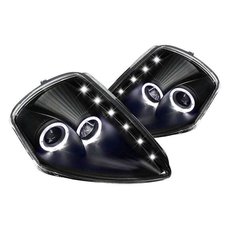 Spec-D Projector Headlights Mitsubishi Eclipse (2000-2005) LED Halo Black or Chrome