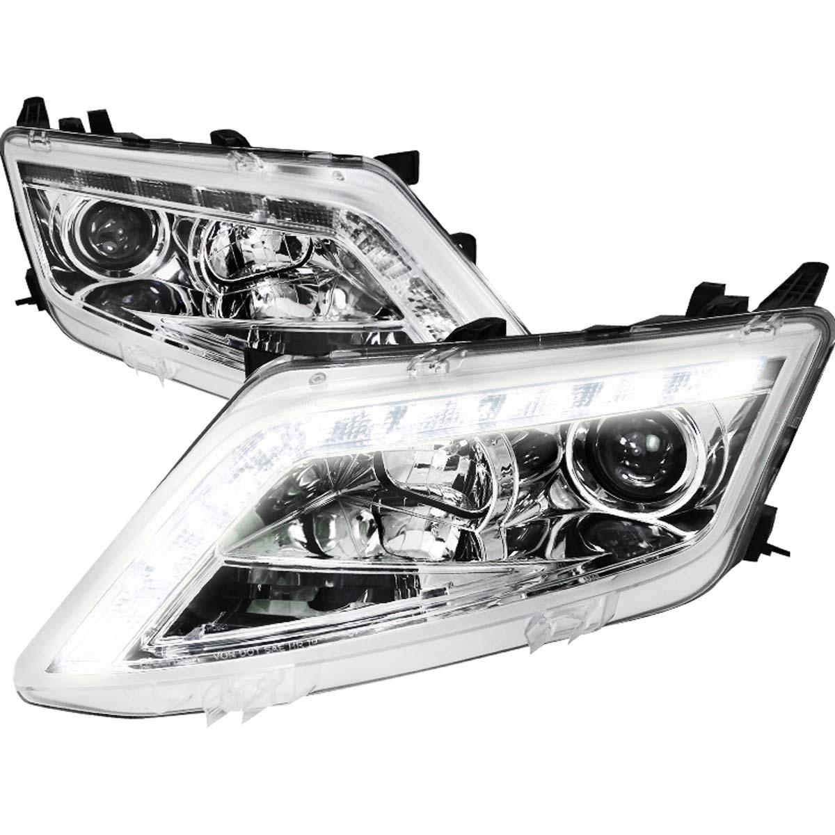 Spec-D Projector Headlights Ford Fusion (2010-2011-2012) w/ LED DRL Black, Tinted or Chrome