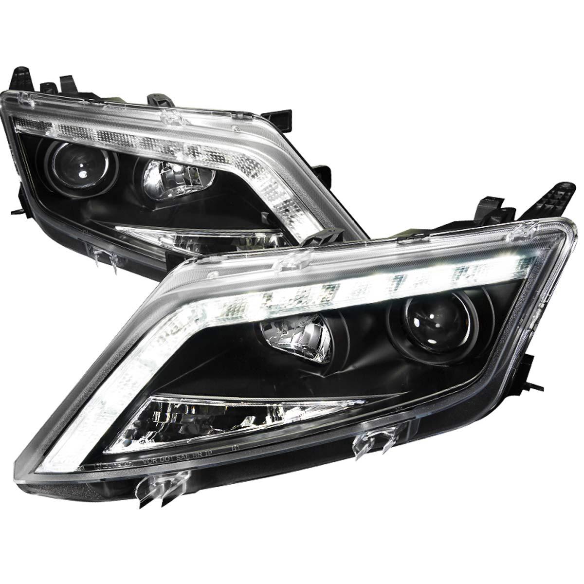 Spec-D Projector Headlights Ford Fusion (2010-2011-2012) w/ LED DRL Black, Tinted or Chrome
