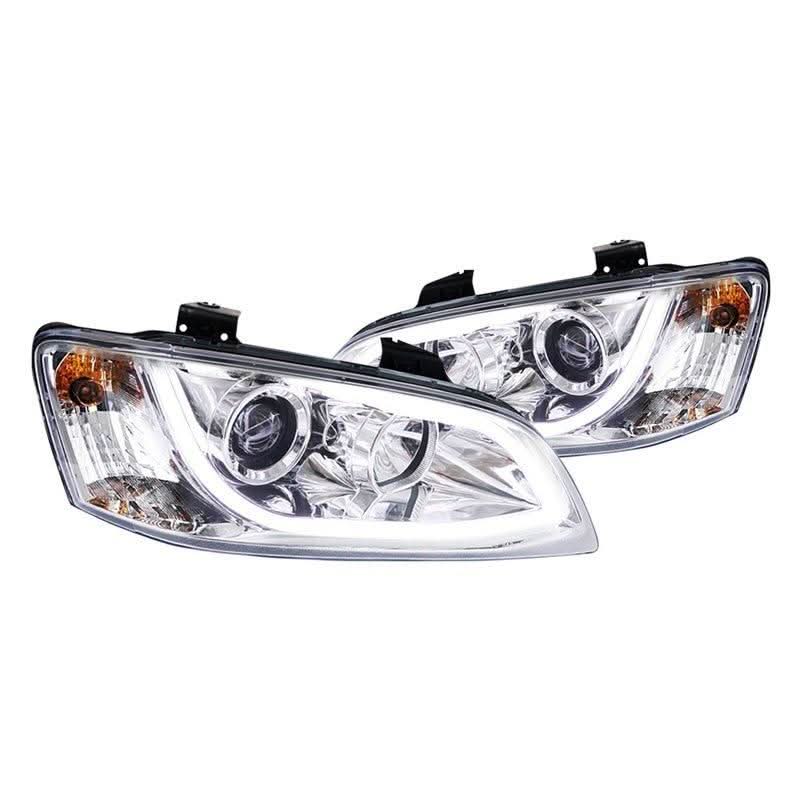 Spec-D Projector Headlights Pontiac G8 (08-09) LED DRL Strip - Black or Chrome