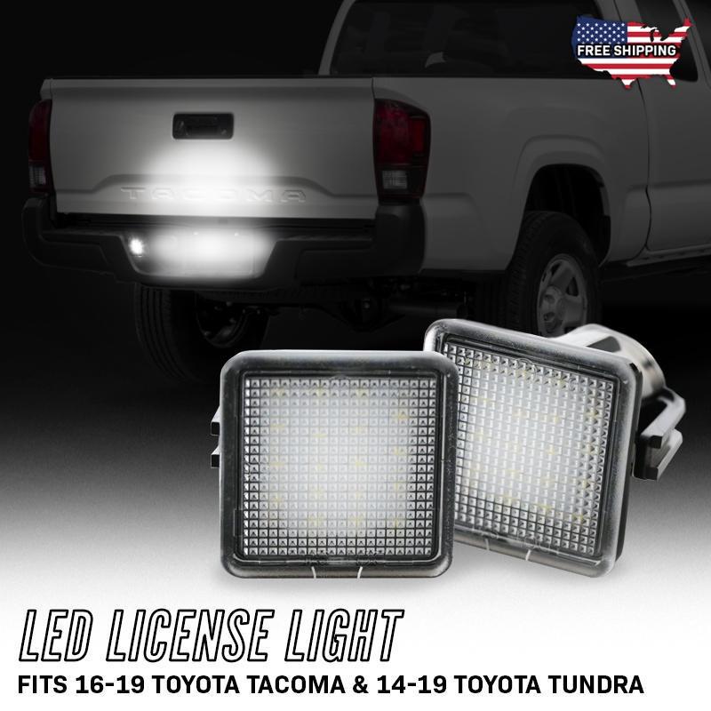 2016-2019 Toyota Tacoma & 2014-2019 Tundra LED License Light Assembly