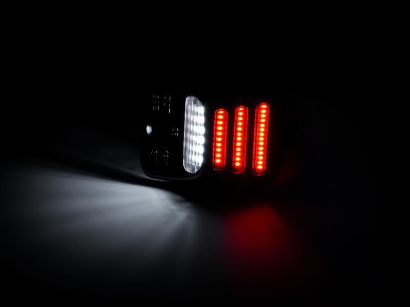 2005-2015 Toyota Tacoma LED License Light Assembly + 3 Red Light Bar