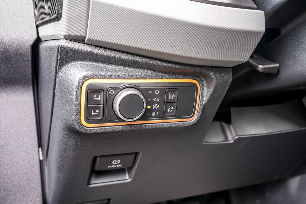 Light Switch Outline (Printed Series Vinyl) - 2021-2025 Bronco / Bronco Sport / 2022 Maverick