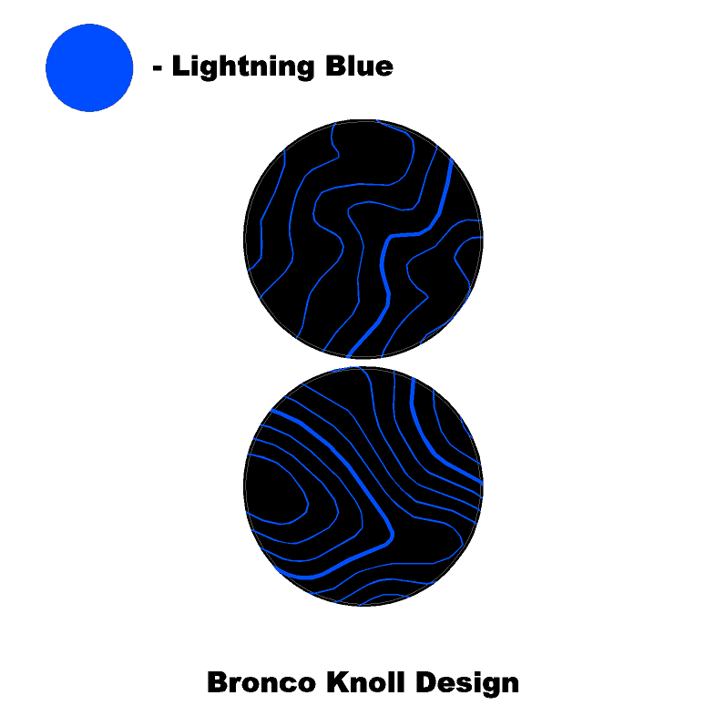 Topo Cup Holder Inserts (Printed Series + Acrylic) - 2021+ Bronco