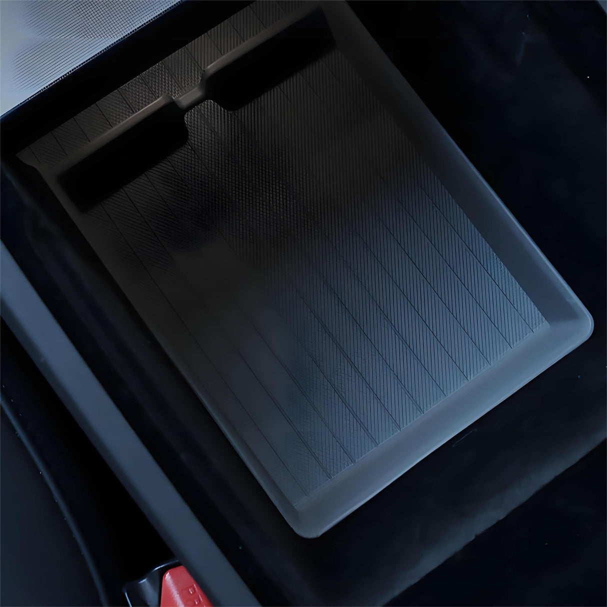 Lower Center Console Storage Box for Tesla Model 3 Highland & Model Y Juniper