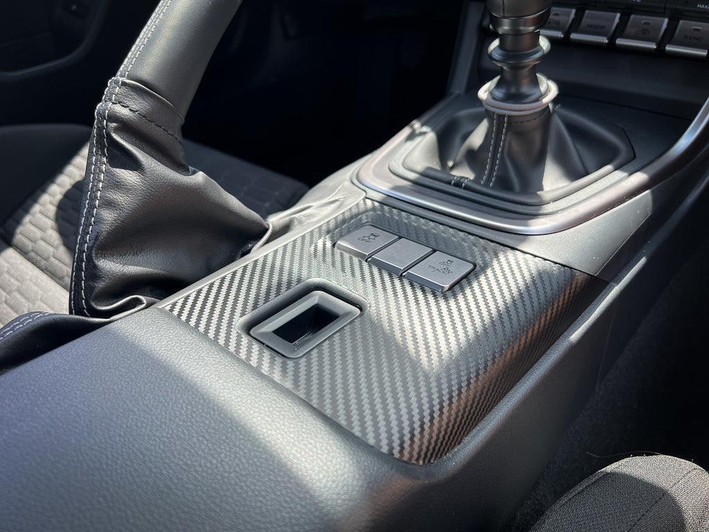 Lower Console Trim 3D Carbon Overlay - 2022+ BRZ / GR86