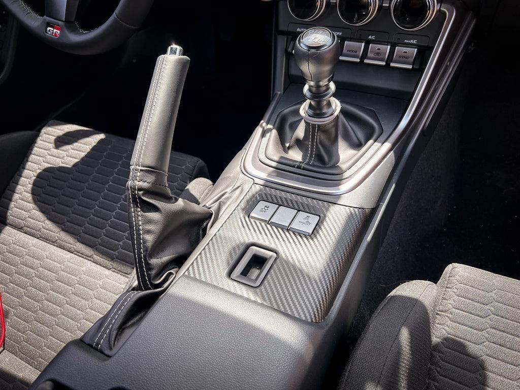 Lower Console Trim 3D Carbon Overlay - 2022+ BRZ / GR86