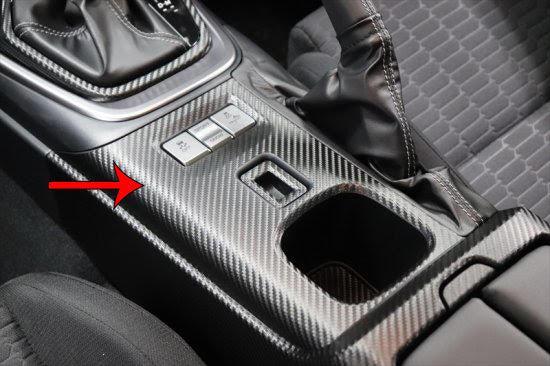Lower Console Trim 3D Carbon Overlay - 2022+ BRZ / GR86