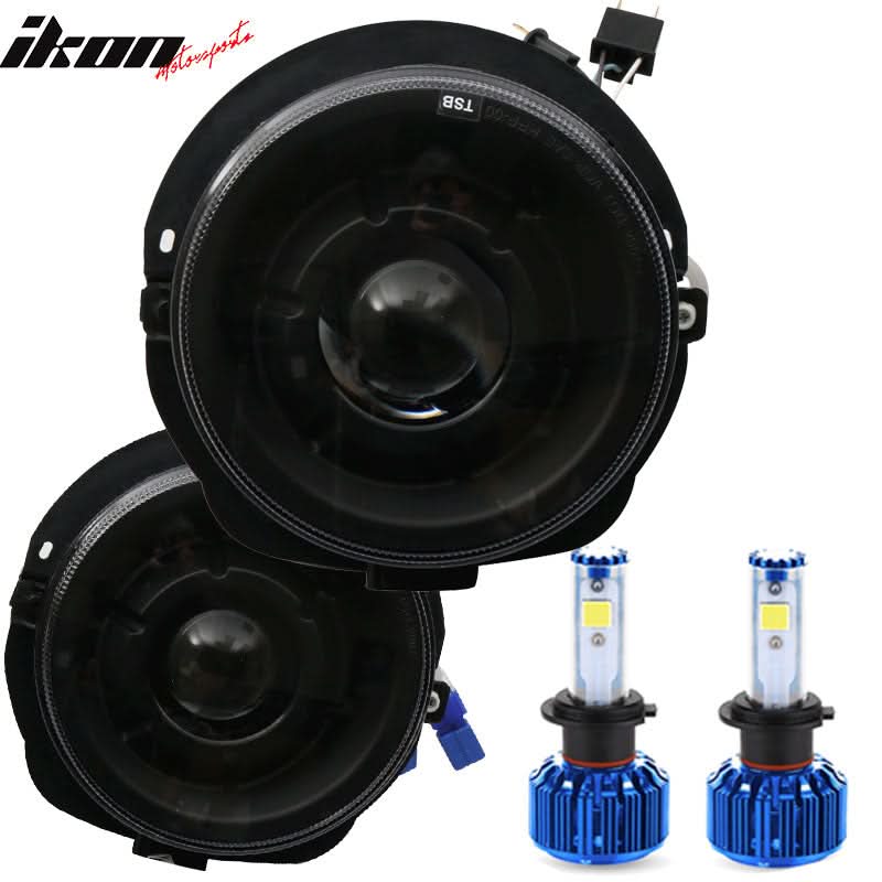 2002-2006Â Benz W463 G500 G55 Black Projector Headlight With LED Bulb