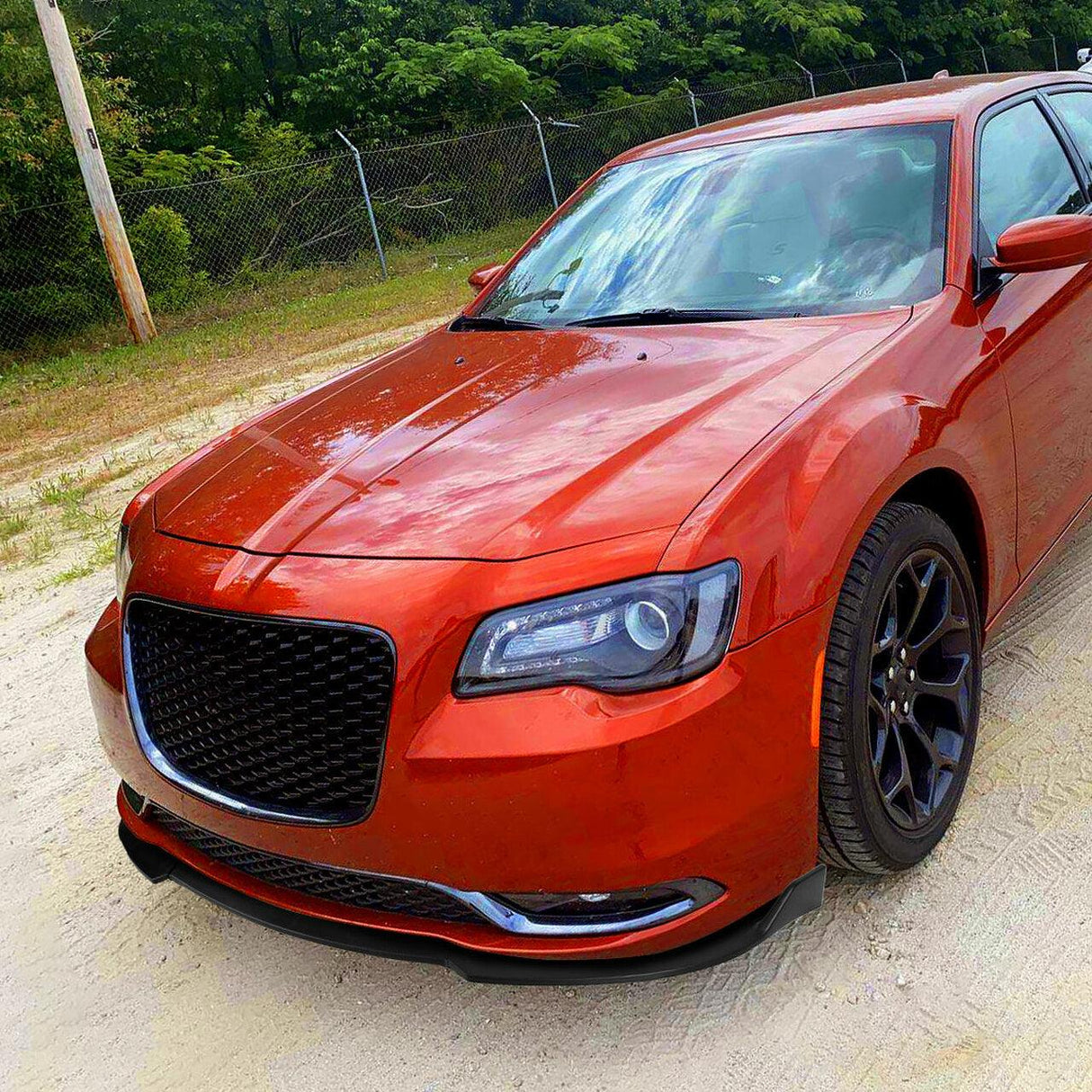 Spec-D Front Bumper Lip Chrysler 300 (2015-2021) Matte or Glossy Black