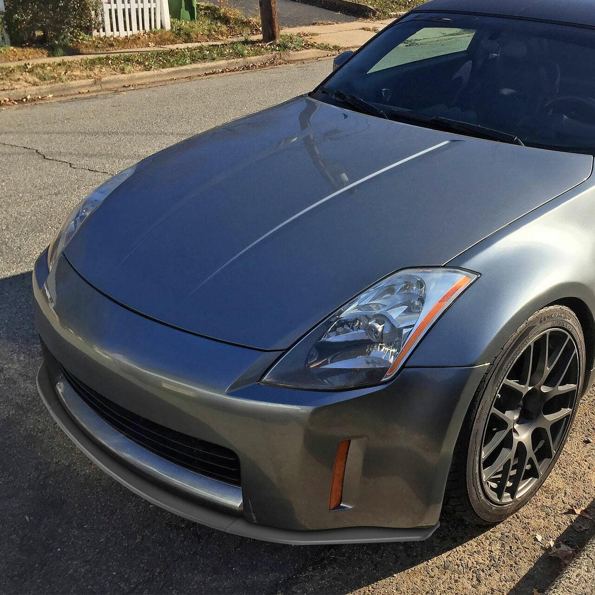 Spec-D Front Bumper Lip Nissan 350Z (2003-2005) Matte or Glossy Black