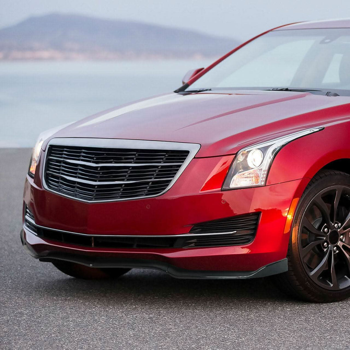 Spec-D Front Bumper Lip Cadillac ATS (2015-2018) Matte or Gloss Black