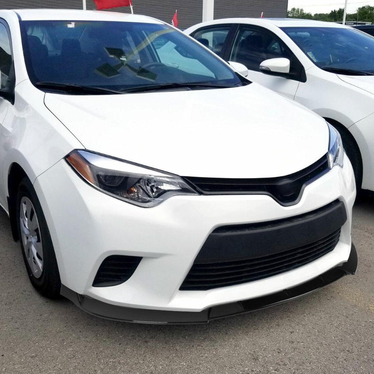 Spec-D Front Bumper Lip Toyota Corolla L/LE (2014-2015-2016) Matte or Glossy Black