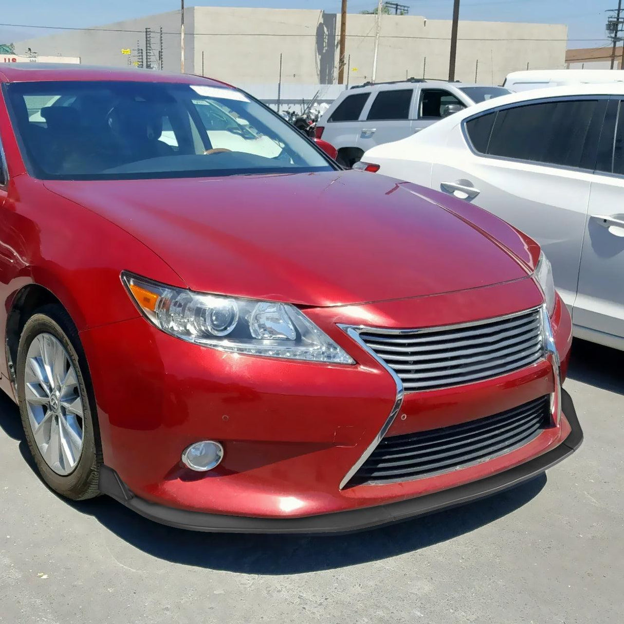 Spec-D Front Bumper Lip Lexus ES350 (2013-2015) Black Matte or Gloss