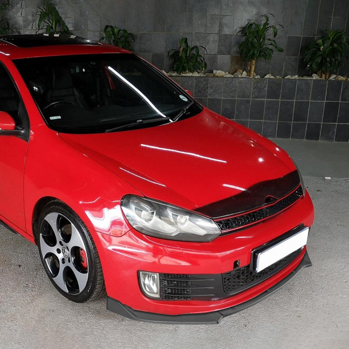 Spec-D Front Bumper Lip VW Golf GTi MK6 (2010-2013) Black