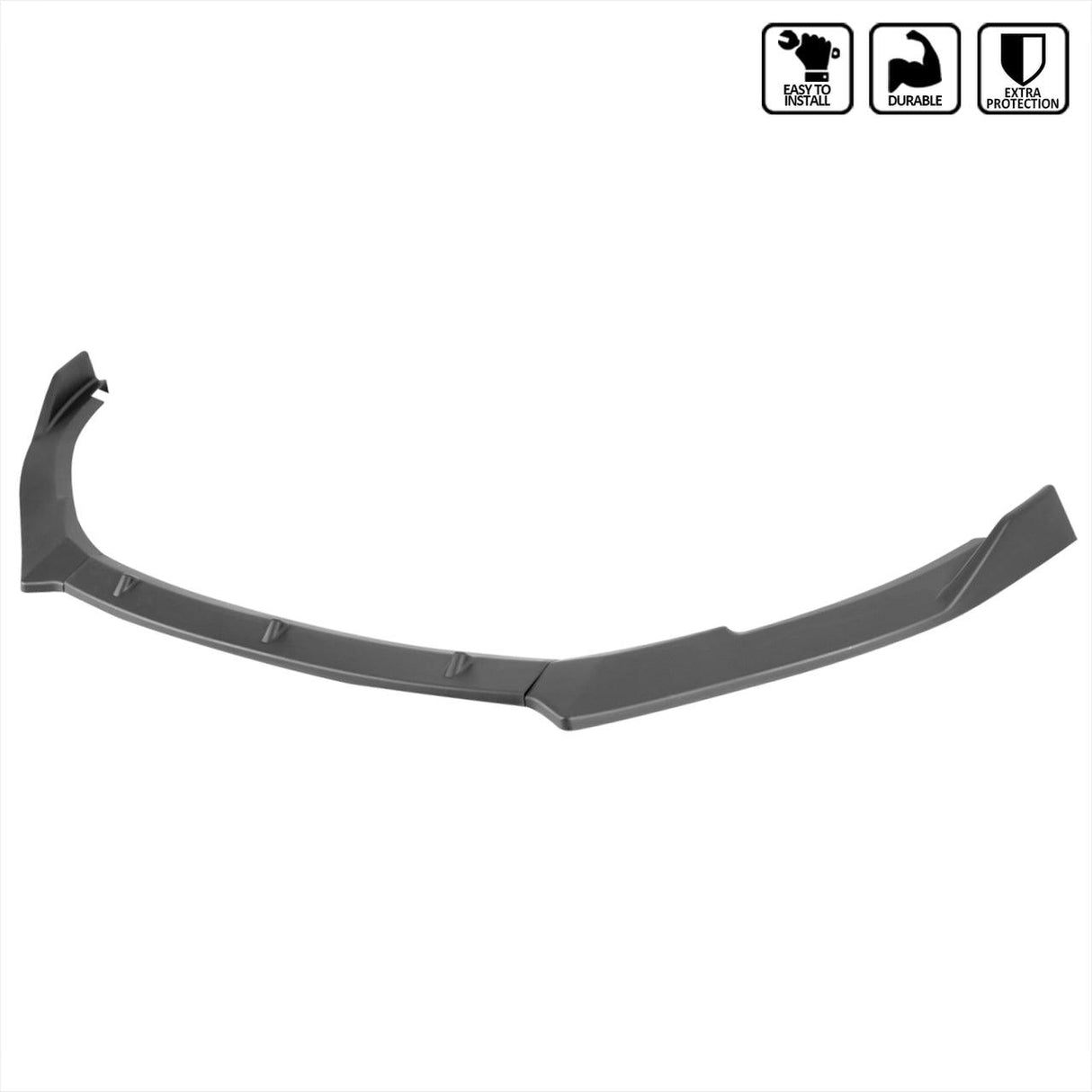 Spec-D Front Bumper Lip VW Golf GTi MK6 (2010-2013) Black
