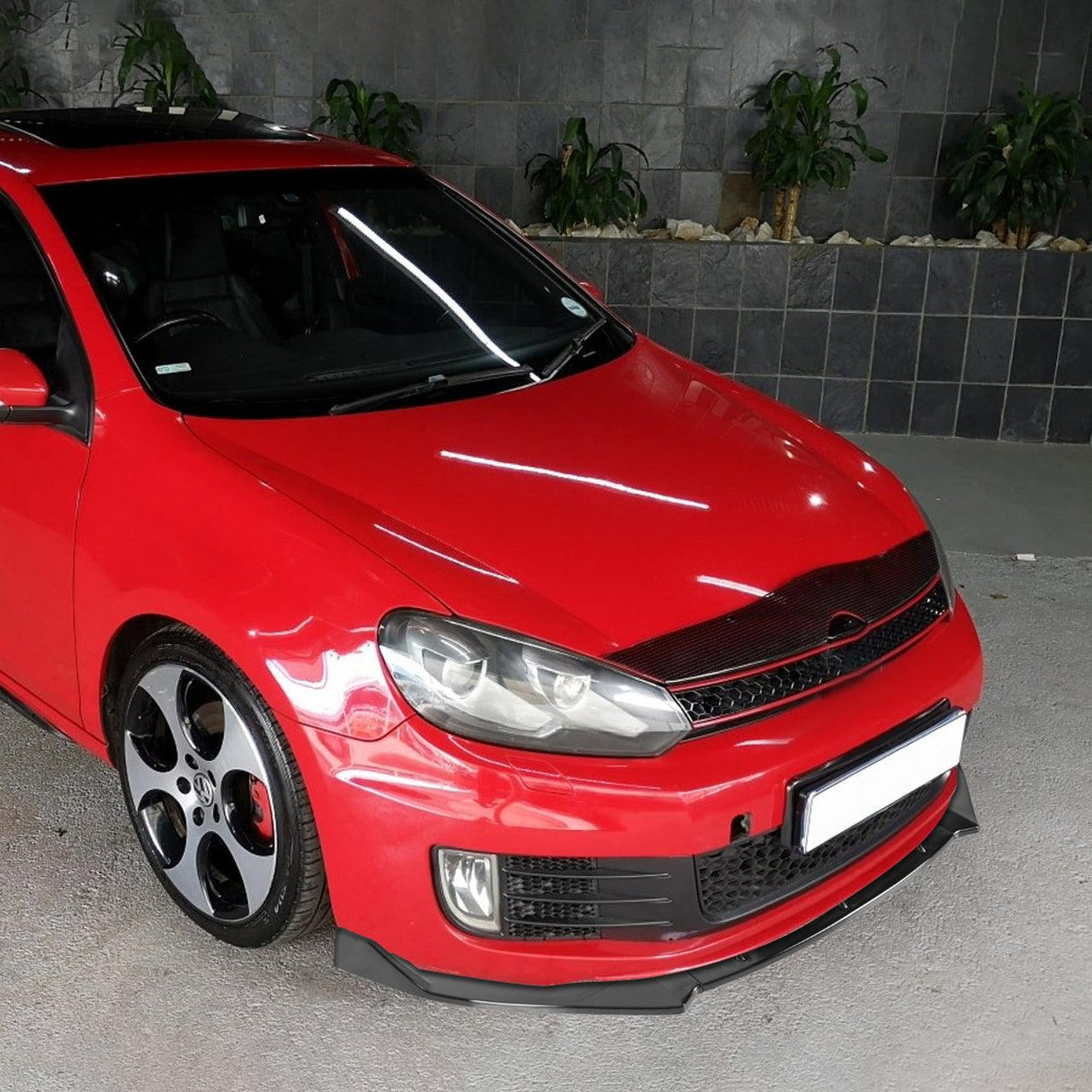 Spec-D Front Bumper Lip VW Golf GTi MK6 (2010-2013) Black