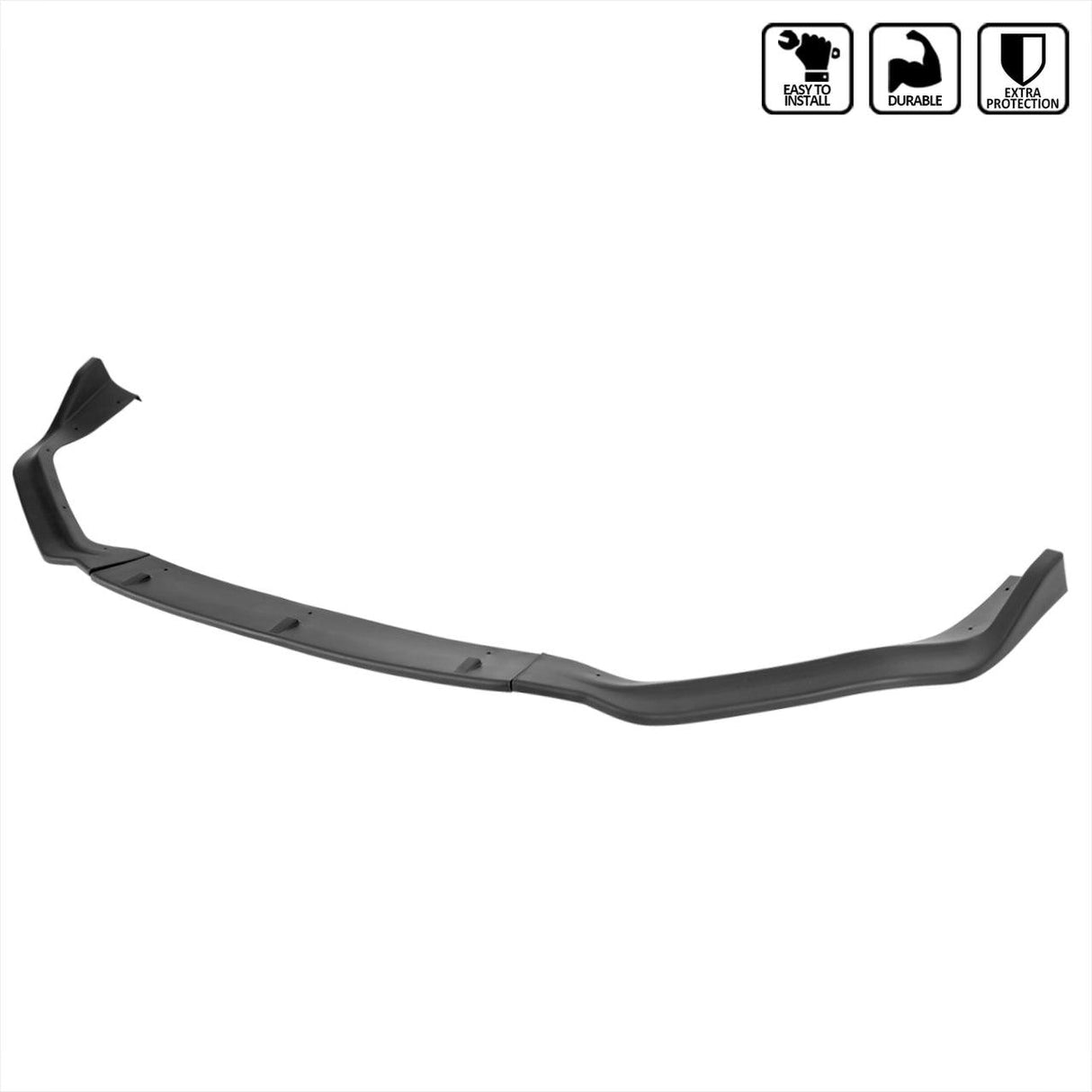 Spec-D Front Bumper Lip Lexus IS200t IS250 IS350 (14-16) Black or Black w/ Red Trim