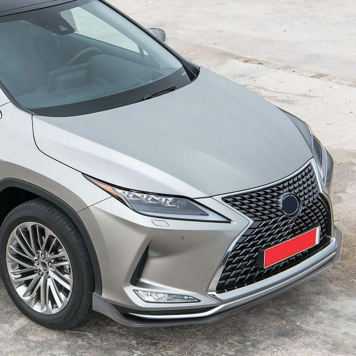 Spec-D Front Bumper Lip Lexus IS200t IS300 IS350 (17-20) Black or Black w/ Red Trim