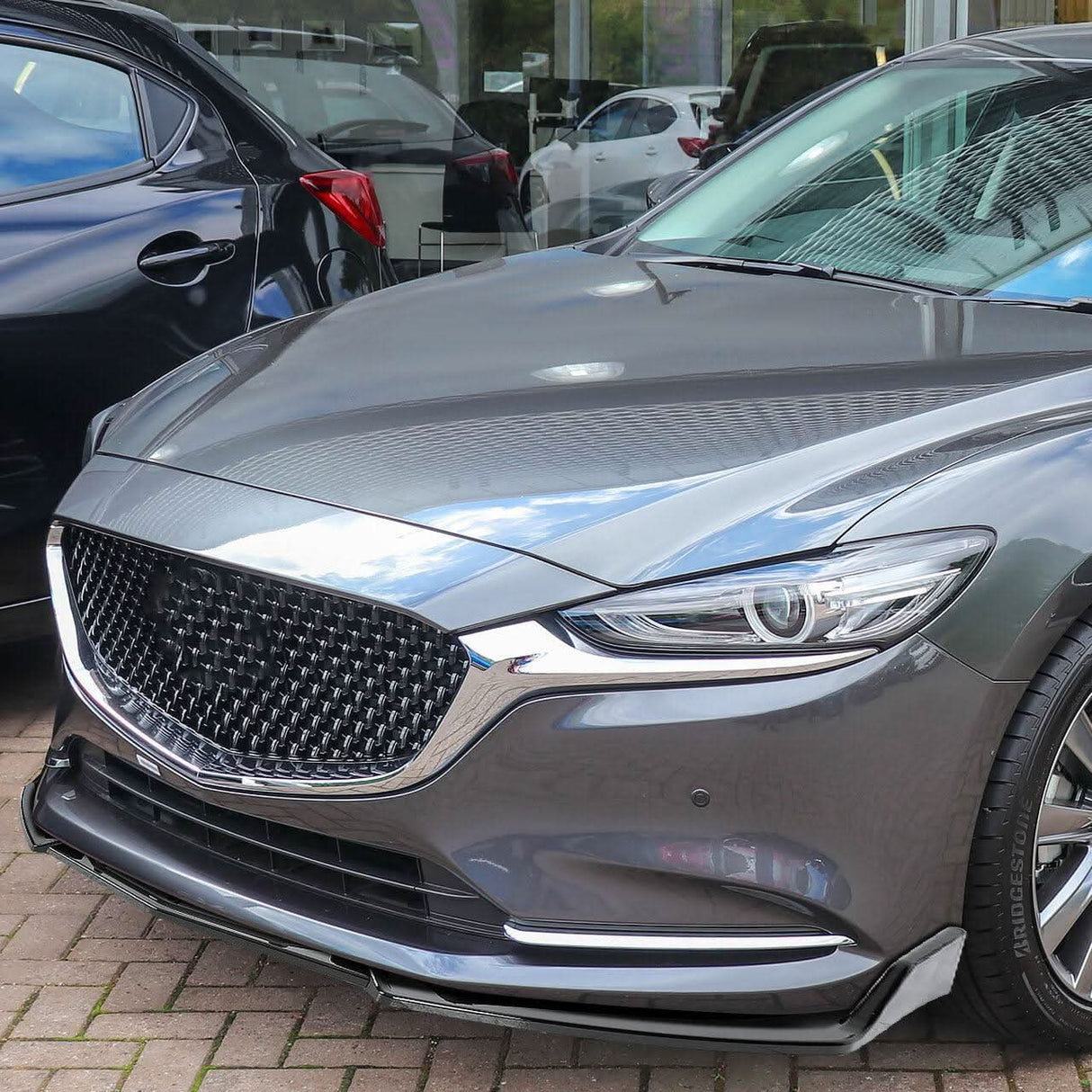 Spec-D Front Bumper Lip Mazda3 (2014-2018) Matte or Glossy Black