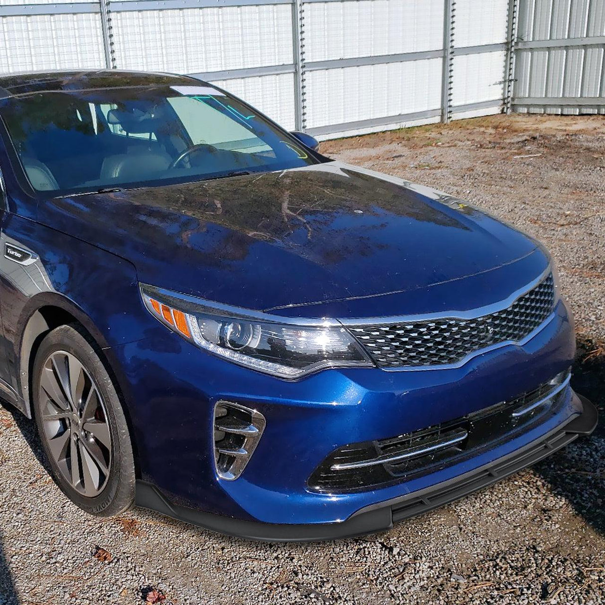 Spec-D Front Bumper Lip Kia Optima SX SXL S (2016-2018) Non Hybrid - Black