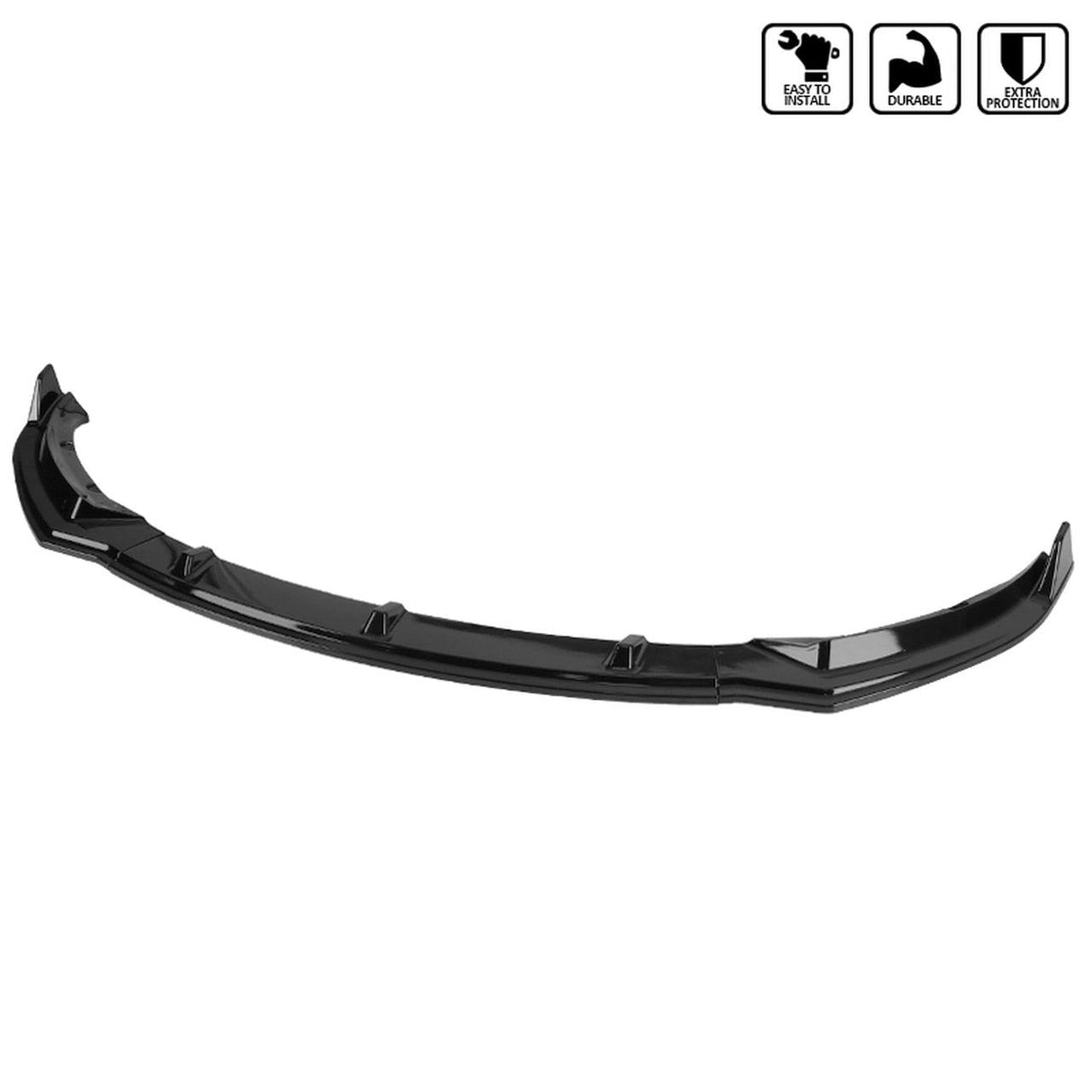 Spec-D Front Bumper Lip Tesla Model 3 (2017-2021) Black
