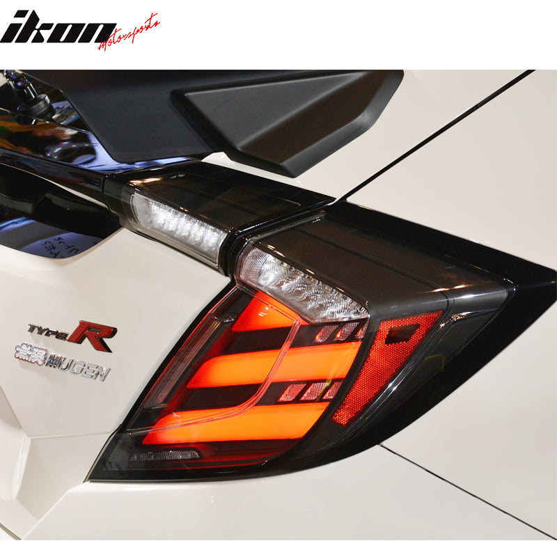 2017-2020 Honda Civic FK8 10th Gen Hatchback Type R Mugen Tail Lights