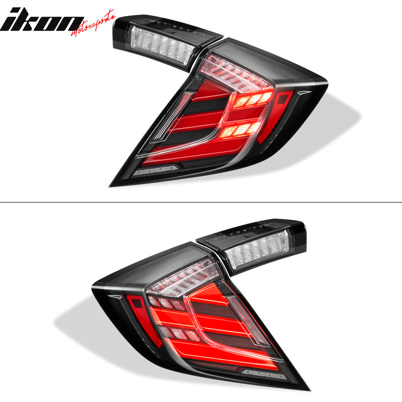 2017-2020 Honda Civic FK8 10th Gen Hatchback Type R Mugen Tail Lights