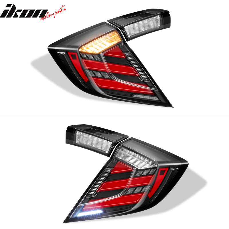 2017-2020 Honda Civic FK8 10th Gen Hatchback Type R Mugen Tail Lights