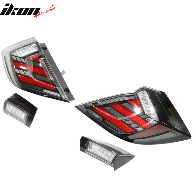 2017-2020 Honda Civic FK8 10th Gen Hatchback Type R Mugen Tail Lights