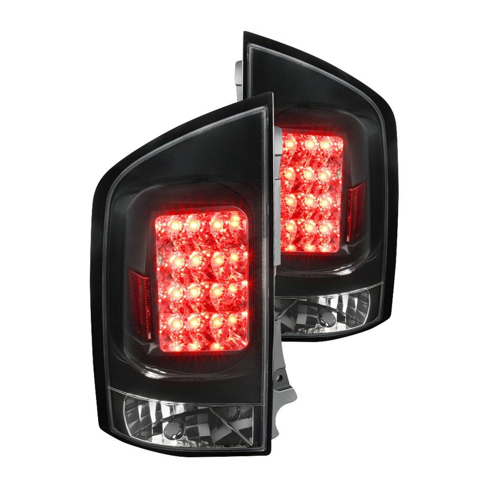 Spec-D Tail Lights Nissan Armada (2005-2015) LED Red / Black / Clear