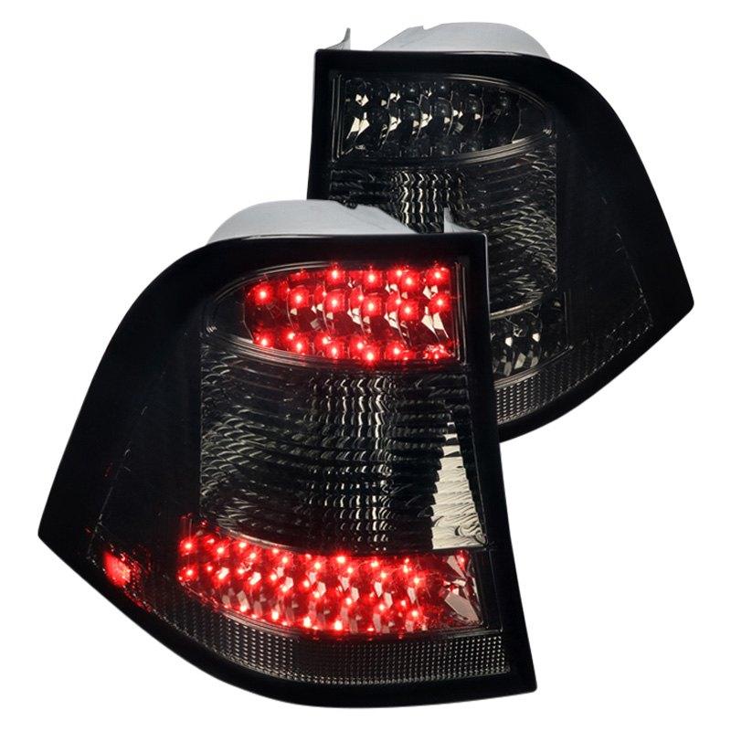 Spec-D LED Tail Lights Mercedes W163 ML230 ML320 ML350 ML430 ML500 (98-05) Smoke / Red Smoke / Red Clear Lens