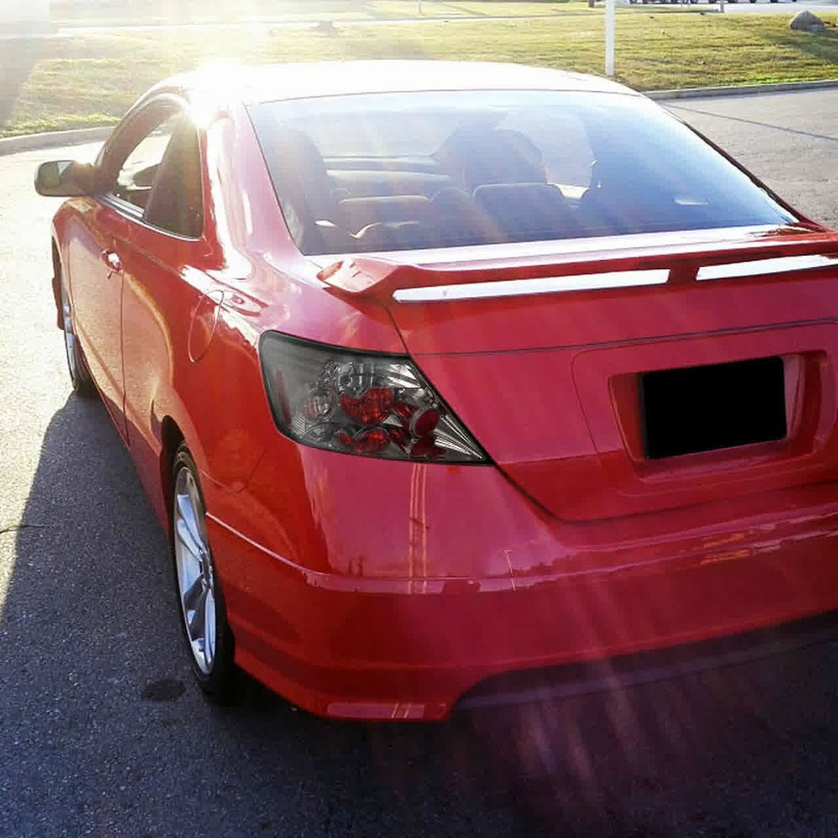 Spec-D Tail Lights Honda Civic Coupe (2006-2011) Black or Chrome Housing