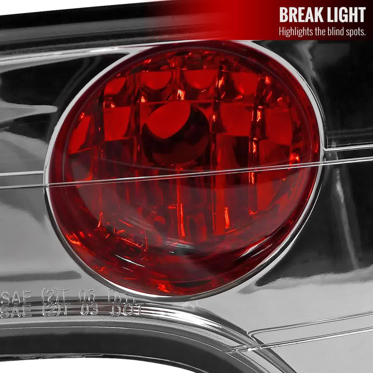 Tail Lights Honda Civic Sedan (2006-2011) Black or Chrome Housing - K2 Industries