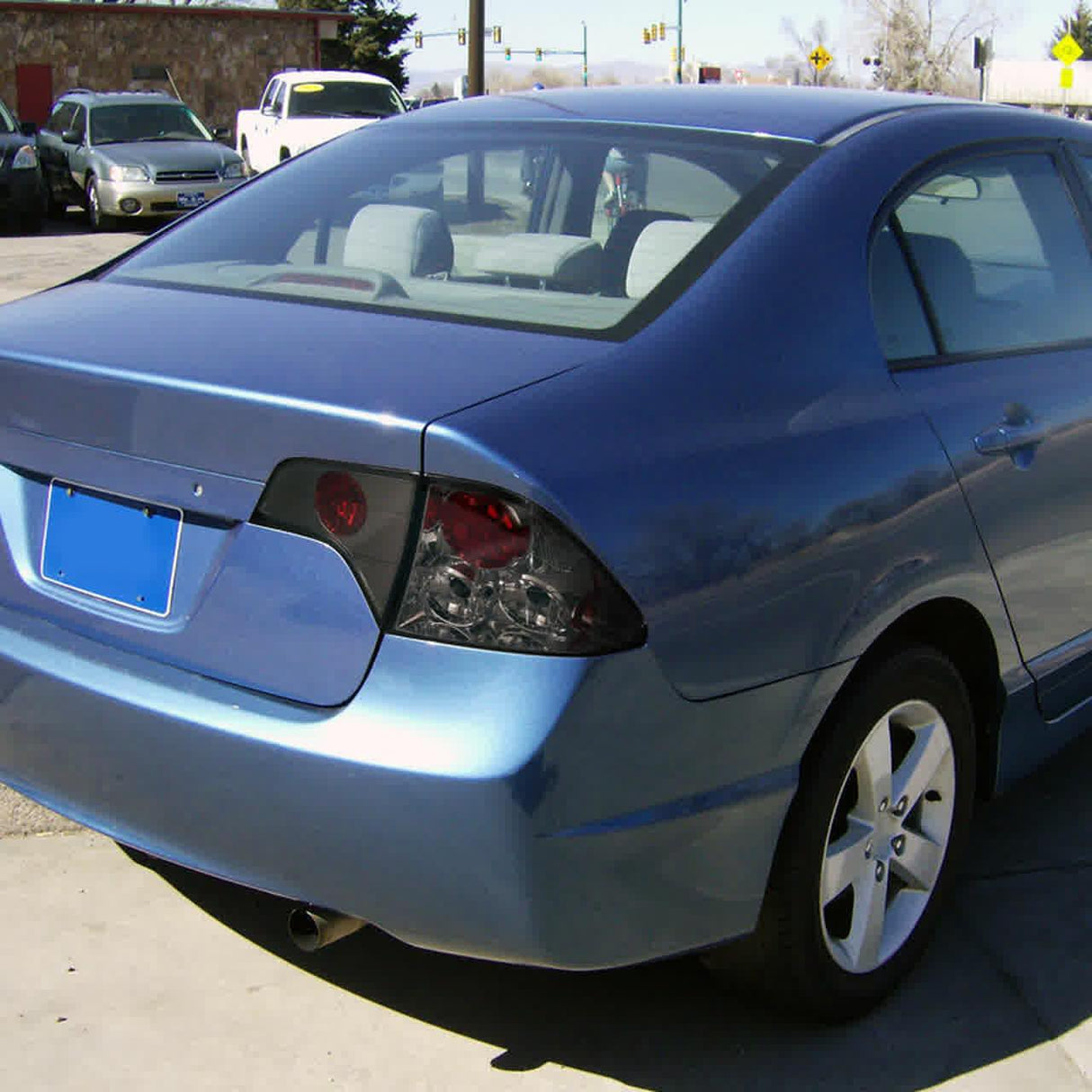 Tail Lights Honda Civic Sedan (2006-2011) Black or Chrome Housing - K2 Industries