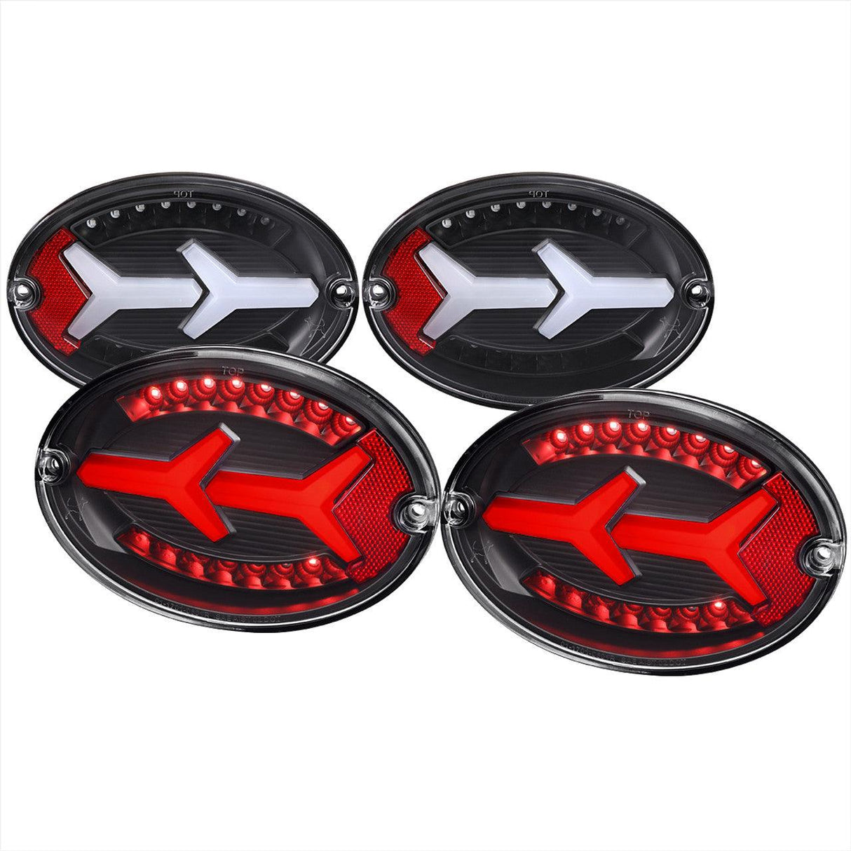 Spec-D Tail Lights Corvette C5 (97-04) Lambo Aventador Style LED