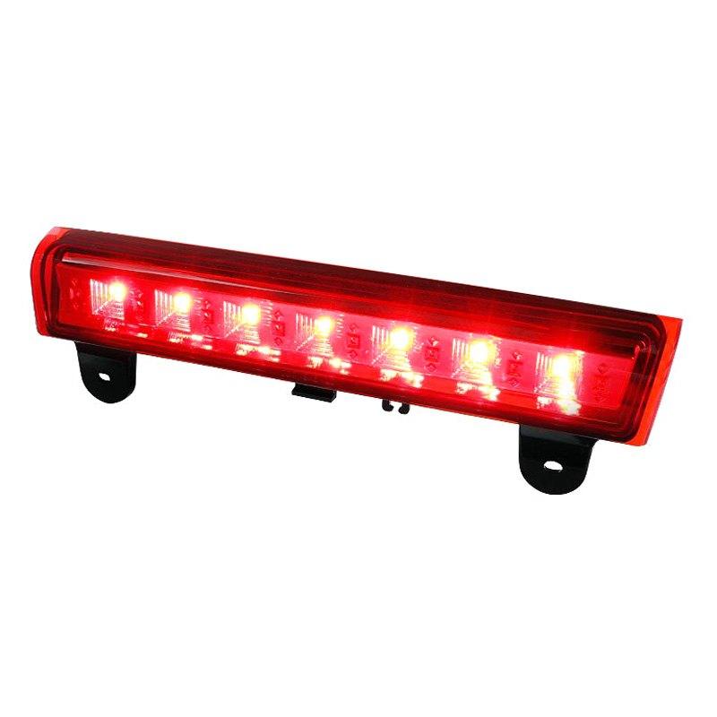 Spec-D LED 3rd Brake Light GMC Yukon/Yukon XL (00-06) Red / Chrome / Smoke