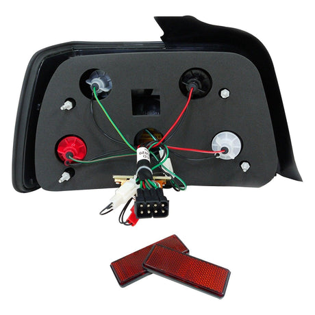 Tail Lights BMW E36 Sedan & E36 M3 Sedan (1992-1998) Red Tint - K2 Industries