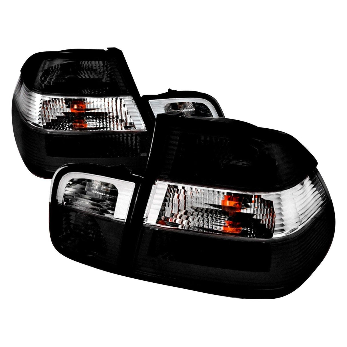 LED Tail Lights BMW 323i 325i 328i 330i E46 Sedan (1999-2001) Red Tint - K2 Industries