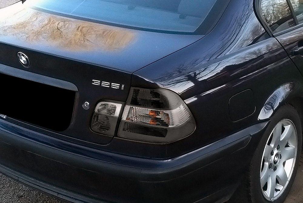 LED Tail Lights BMW 323i 325i 328i 330i E46 Sedan (1999-2001) Red Tint - K2 Industries