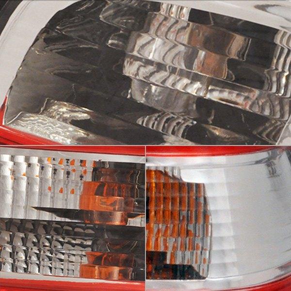 LED Tail Lights BMW 323i 325i 328i 330i E46 Sedan (1999-2001) Red Tint - K2 Industries