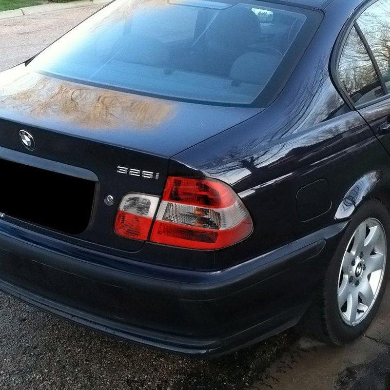 LED Tail Lights BMW 323i 325i 328i 330i E46 Sedan (1999-2001) Red Tint - K2 Industries