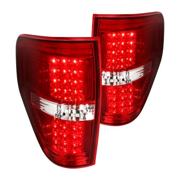 Spec-D LED Tail Lights Ford F150 (2009-2014) Black or Chrome Housing