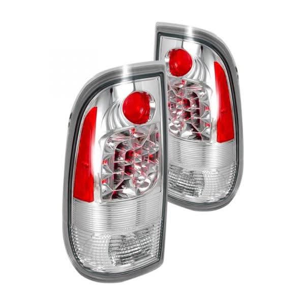 Spec-D Tail Lights Ford F150 (97-03) F250/F350 (99-07) Styleside - LED Black / Smoke / Clear