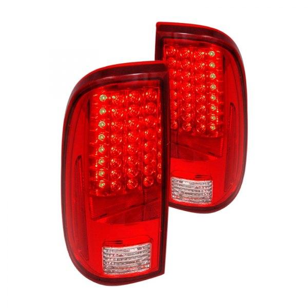Spec-D LED Tail Lights Ford F250 F350 F450 F550 Super Duty (08-16) Black or Chrome Housing