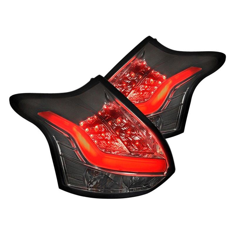 Spec-D LED Tail Lights Ford Focus Hatchback (2012-2014) Smoke or Red Lens