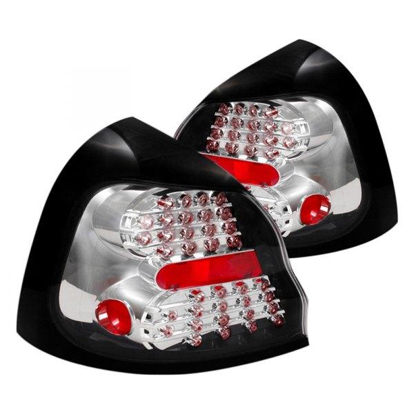 Spec-D LED Tail Lights Pontiac Grand Prix (2004-2007) Clear / Smoke / Red Lens