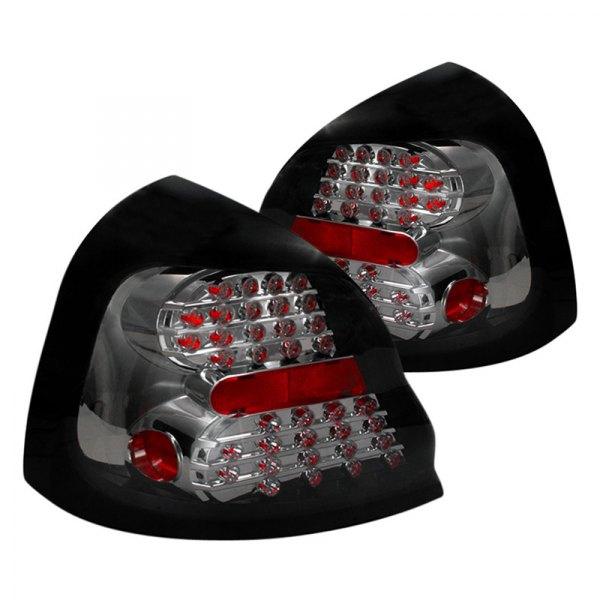 Spec-D LED Tail Lights Pontiac Grand Prix (2004-2007) Clear / Smoke / Red Lens